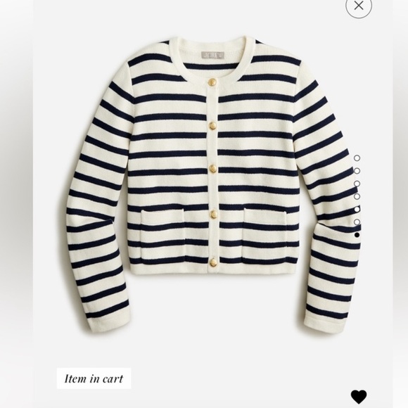 Emilie Sweater Lady Jacket in Stripe - Picture 7 of 10